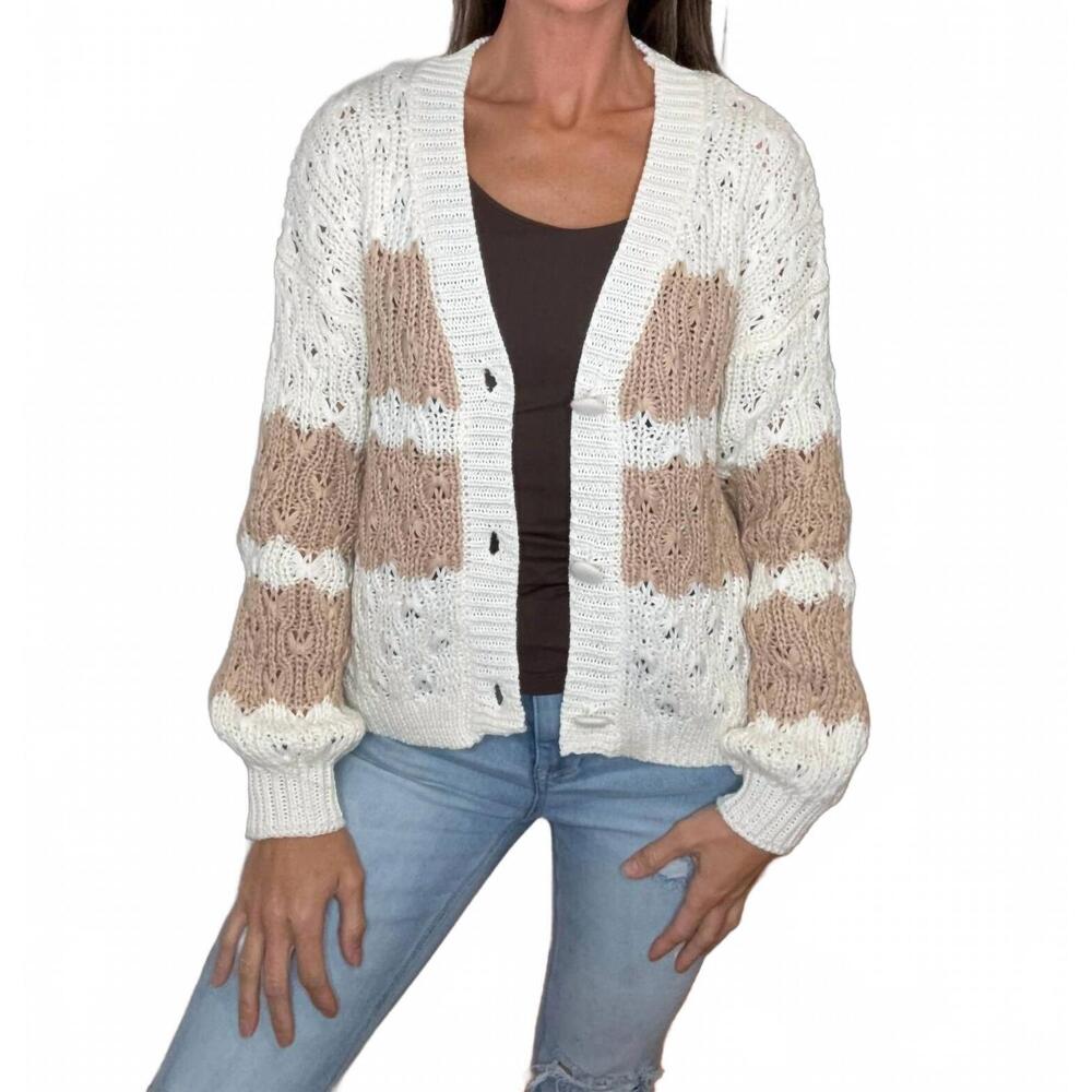 NEW COZY jayleyah button front cardigan in natural